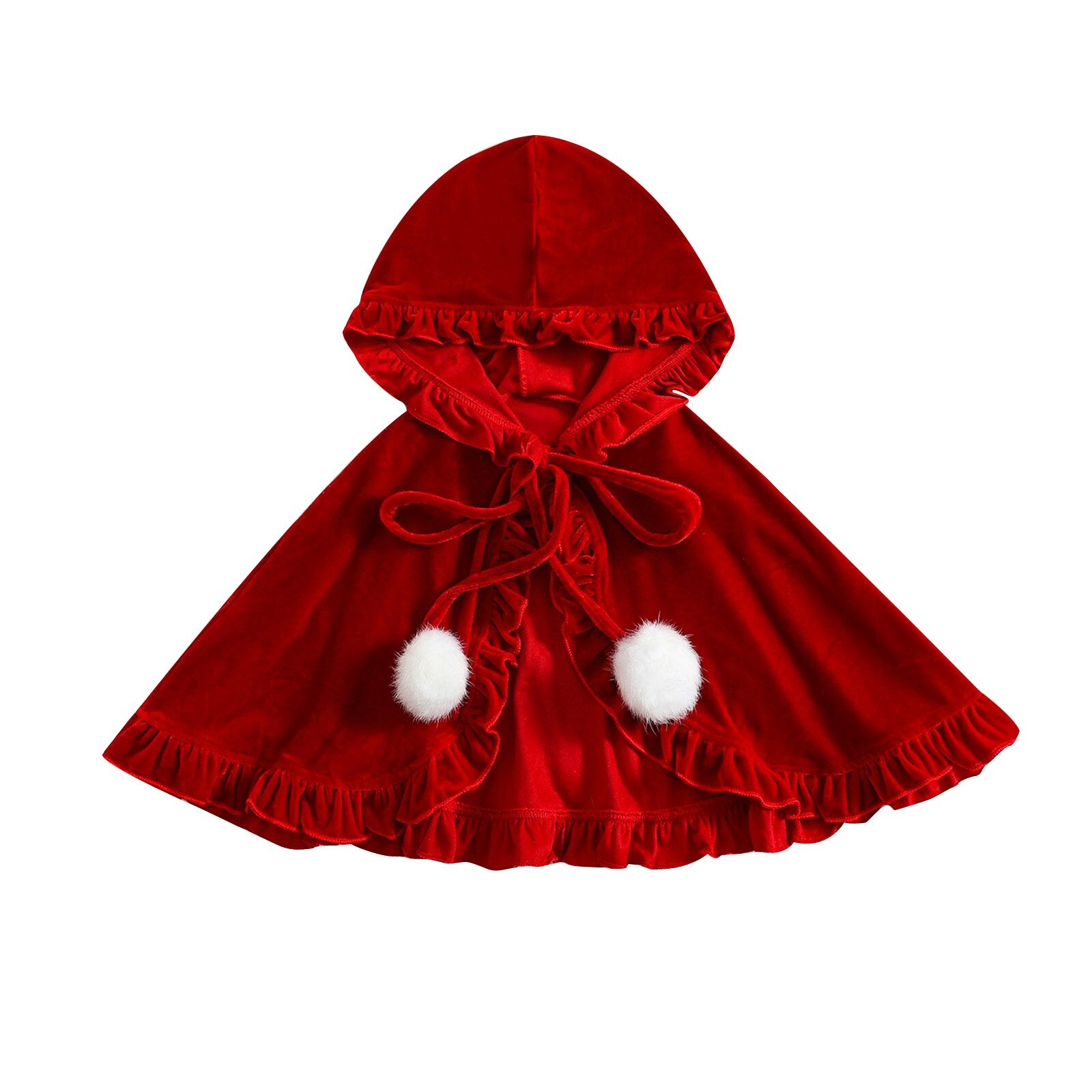 ROBE CHAPERON ROUGE FILLE